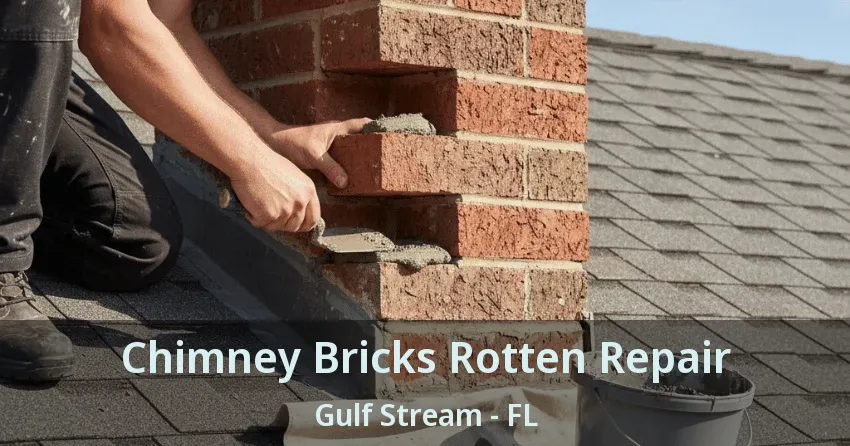 Chimney Bricks Rotten Repair Gulf Stream - FL