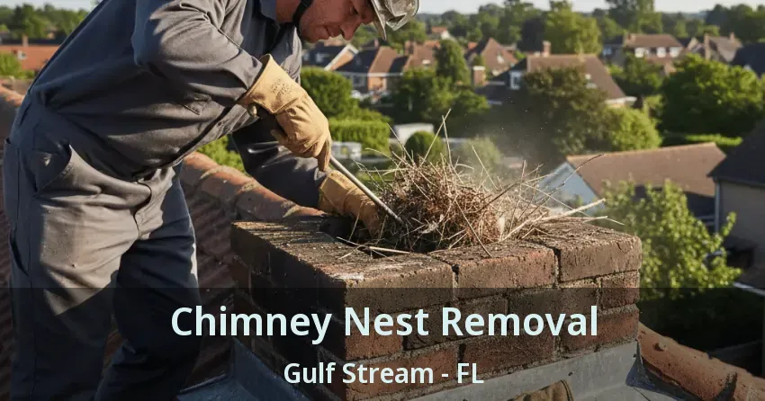 Chimney Nest Removal Gulf Stream - FL