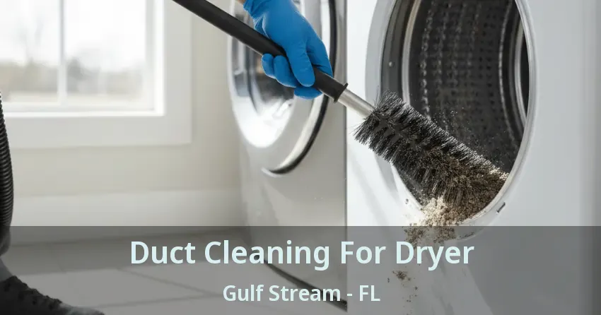 Duct Cleaning For Dryer Gulf Stream - FL