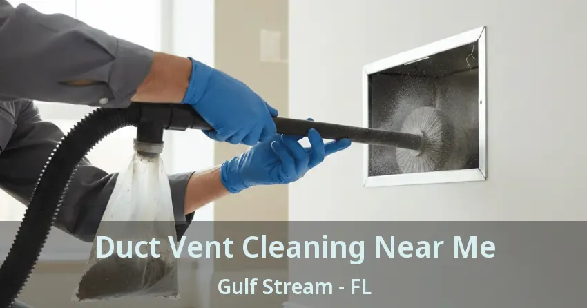 Duct Vent Cleaning Near Me Gulf Stream - FL