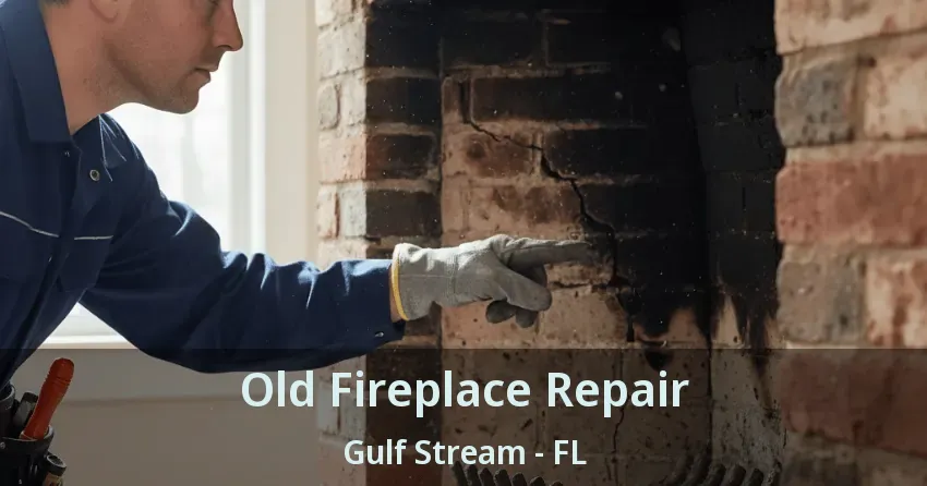 Old Fireplace Repair Gulf Stream - FL