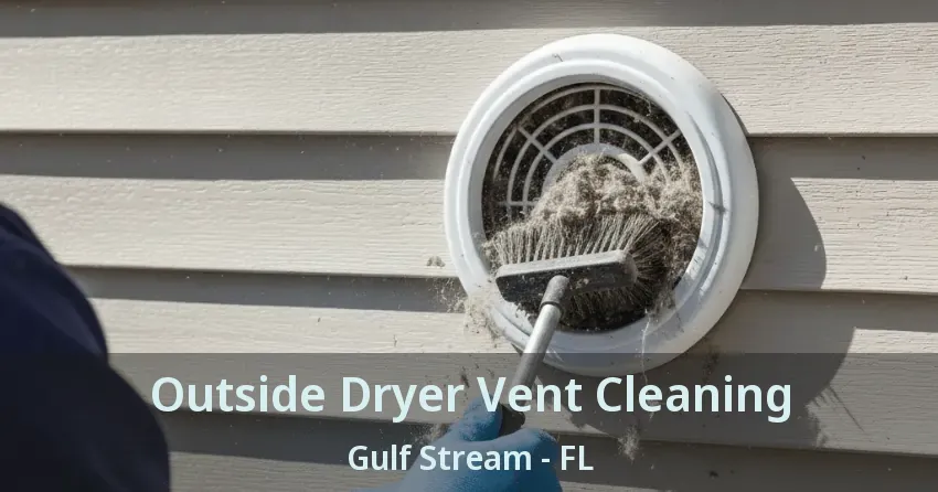 Outside Dryer Vent Cleaning Gulf Stream - FL