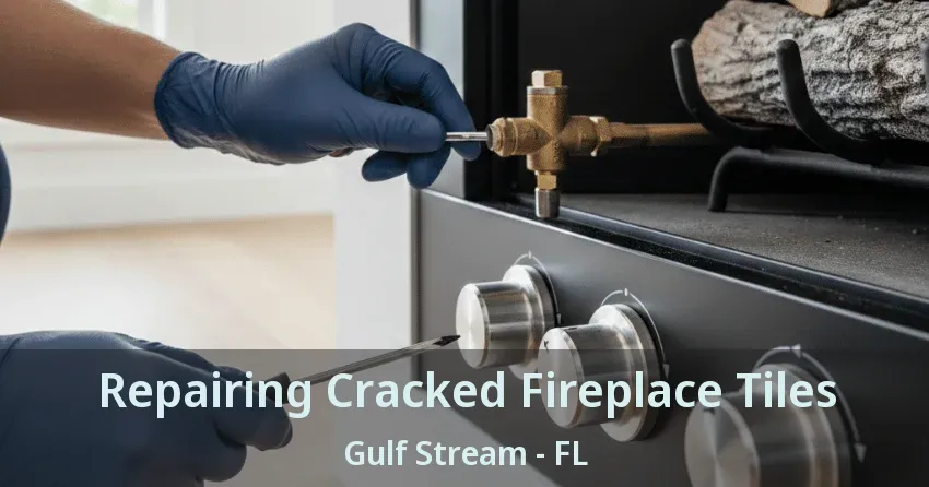 Repairing Cracked Fireplace Tiles Gulf Stream - FL