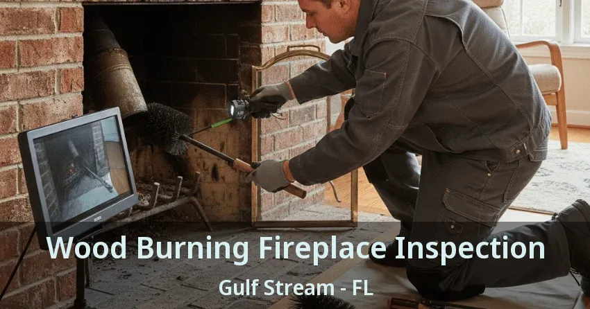 Wood Burning Fireplace Inspection Gulf Stream - FL